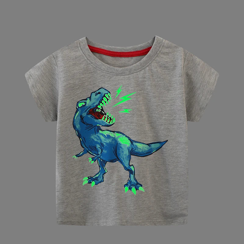 Glow-in-the-Dark Dinosaur Boys' T-shirt