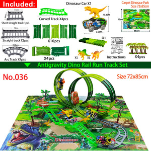 Anti-Gravity Dinosaur Curved Track Set