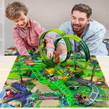 Anti-Gravity Dinosaur Curved Track Set