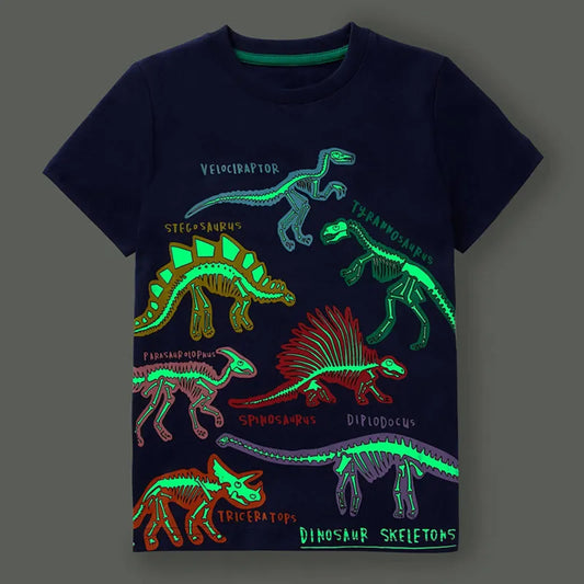 Glow-in-the-Dark Dinosaur Boys' T-shirt