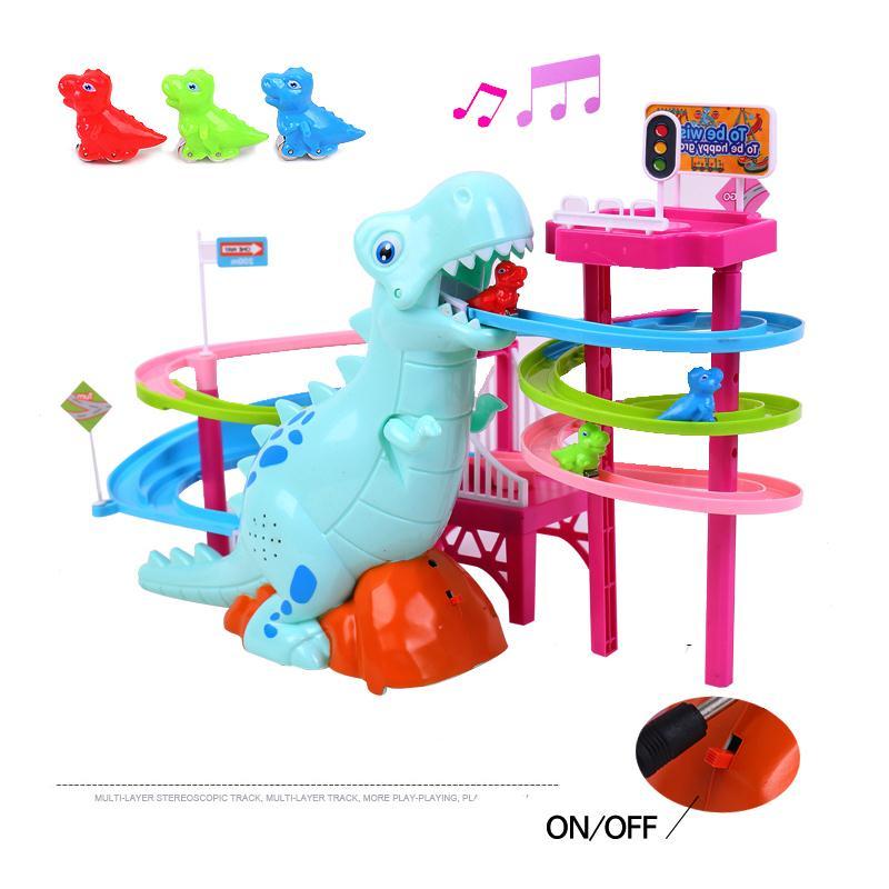 T-Rex Dino Musical Climbing Stairs Racing toy
