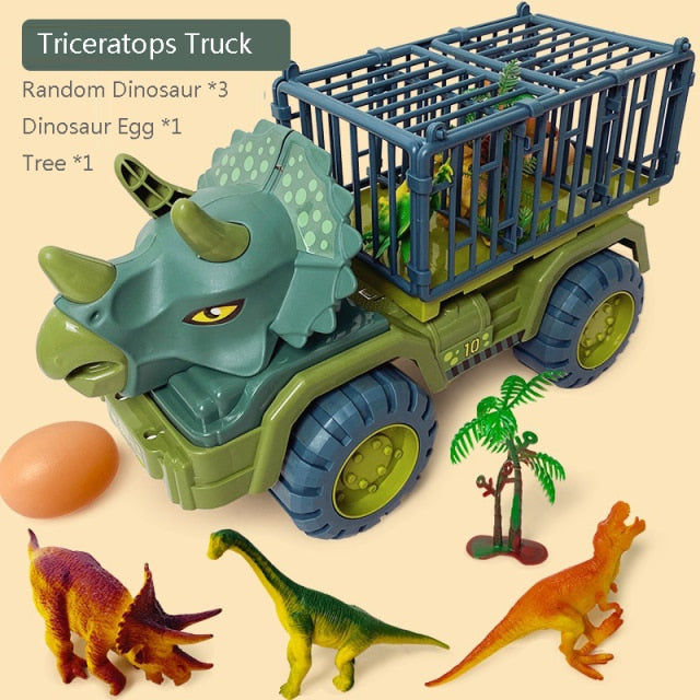 Dinosaur Pull Back Truck